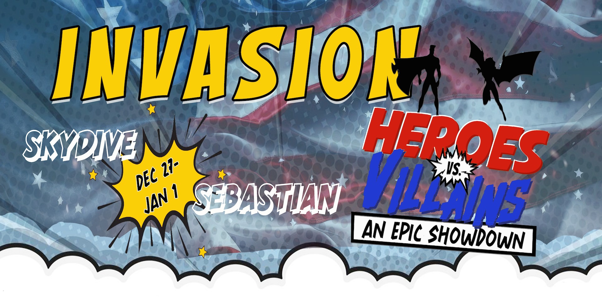 Skydive Sebastian Invasion 2024/2025 poster